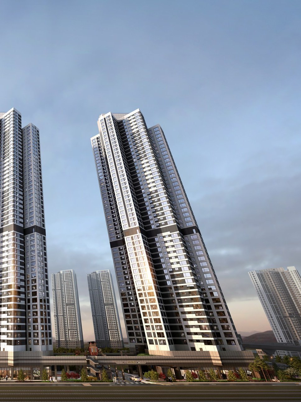 최고 49층 스카이라인